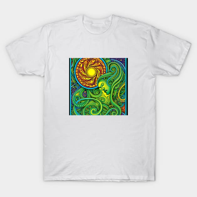 Trippy Swirl T-Shirt by Minelauvart